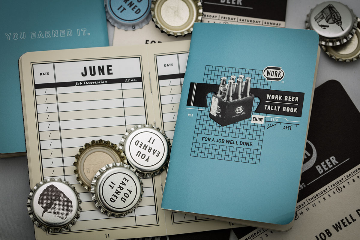 WORK Beer — Brand and launch collateral for WORK Beer.