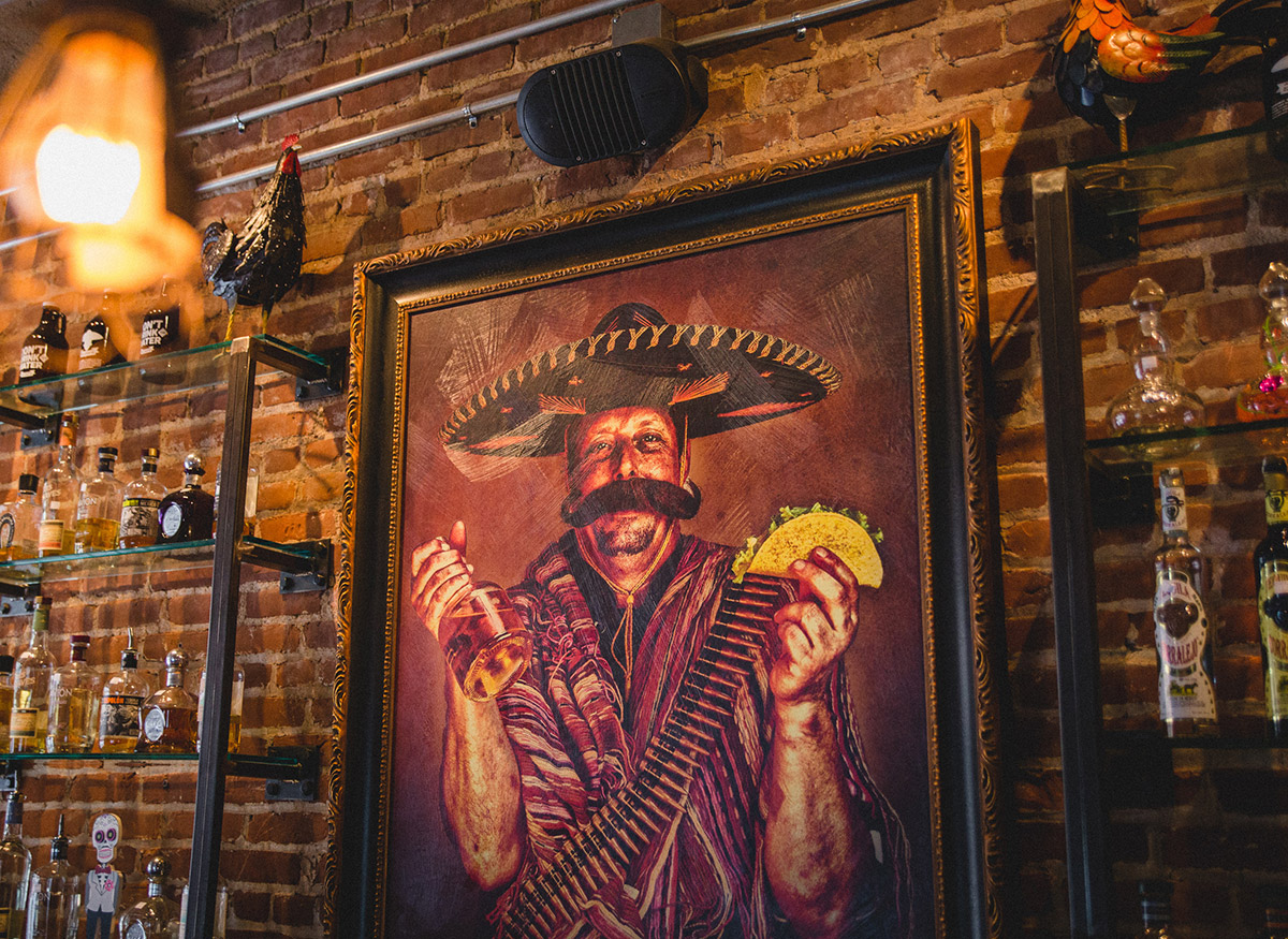 El Jefe — Environmental brand expression and spatial graphics for El Jefe.