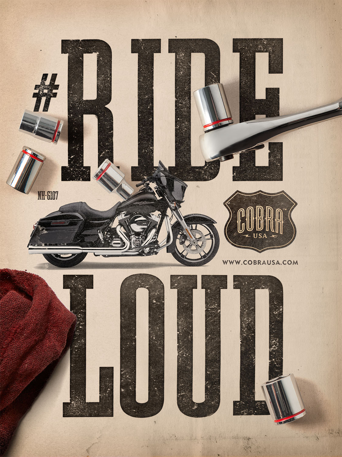 Cobra — Print campaign system and banner ads for Cobra.
