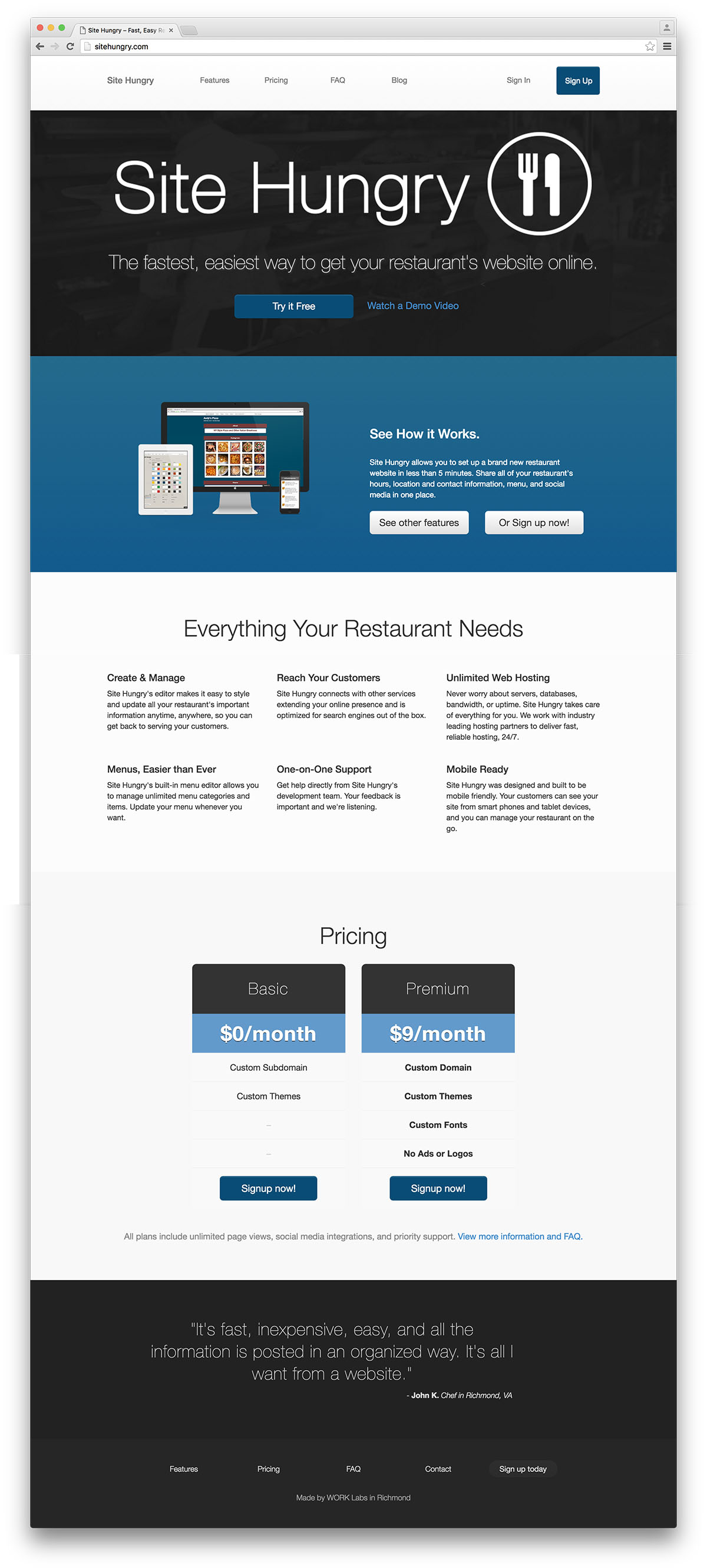 Site Hungry project thumbnail